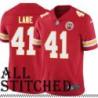 Red Home Garcia Lane Kansas City Chiefs Jersey #41