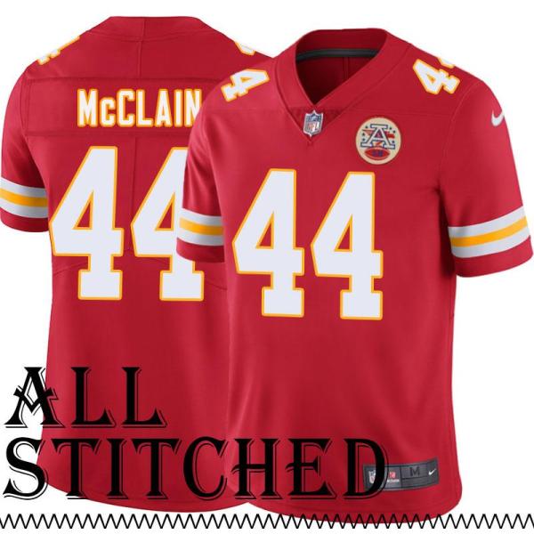 Red Home Le'Ron McClain Kansas City Chiefs Jersey #44
