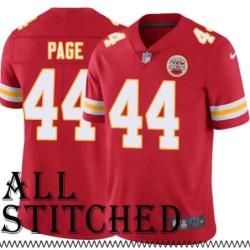 Red Home Jarrad Page Kansas City Chiefs Jersey #44