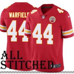 Red Home Eric Warfield Kansas City Chiefs Jersey #44