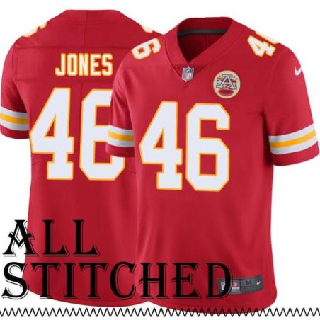 Red Home Dominique Jones Kansas City Chiefs Jersey #46