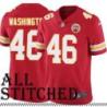 Red Home Charles Washington Kansas City Chiefs Jersey #46