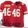 Red Home Carroll Zaruba Kansas City Chiefs Jersey #46
