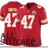 Red Home Chris Smith Kansas City Chiefs Jersey #47
