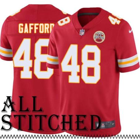 Red Home Thomas Gafford Kansas City Chiefs Jersey #48