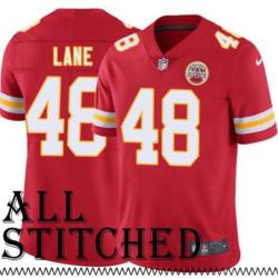 Red Home Garcia Lane Kansas City Chiefs Jersey #48