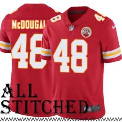 Red Home Bradley McDougald Kansas City Chiefs Jersey #48