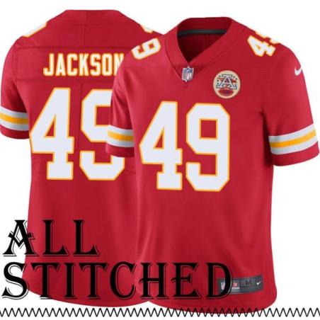 Red Home Gerald Jackson Kansas City Chiefs Jersey #49