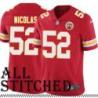 Red Home Dadi Nicolas Kansas City Chiefs Jersey #52