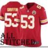 Red Home Kris Griffin Kansas City Chiefs Jersey #53