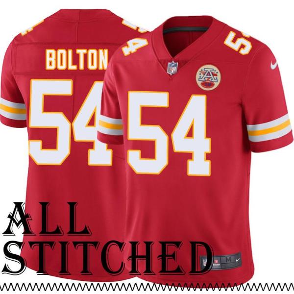 Red Home Nick Bolton Kansas City Chiefs Jersey #54