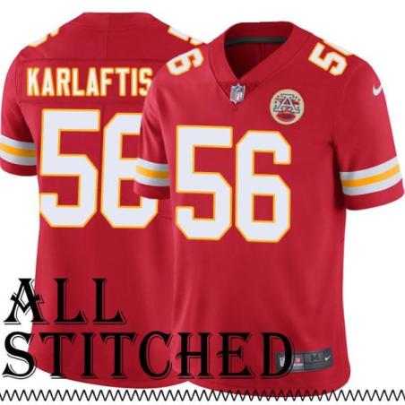 Red Home George Karlaftis III Kansas City Chiefs Jersey #56