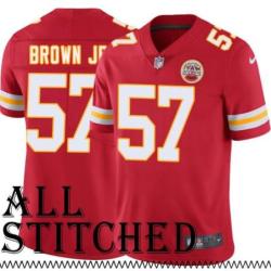 Red Home Orlando Brown Jr. Kansas City Chiefs Jersey #57