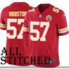 Red Home Bobby Houston Kansas City Chiefs Jersey #57