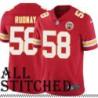 Red Home Jack Rudnay Kansas City Chiefs Jersey #58