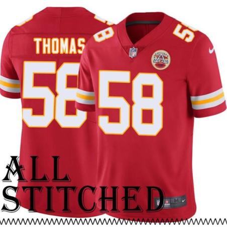 Red Home Derrick Thomas Kansas City Chiefs Jersey #58