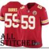 Red Home Raymond Burks Kansas City Chiefs Jersey #59