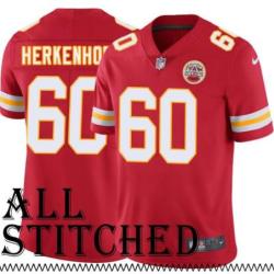 Red Home Matt Herkenhoff Kansas City Chiefs Jersey #60