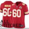 Red Home Byron Ingram Kansas City Chiefs Jersey #60