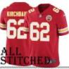 Red Home Kelly Kirchbaum Kansas City Chiefs Jersey #62