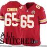 Red Home Tom Condon Kansas City Chiefs Jersey #65