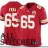 Red Home Rob Fada Kansas City Chiefs Jersey #65