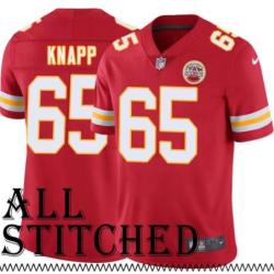 Red Home Lindsay Knapp Kansas City Chiefs Jersey #65