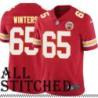 Red Home Frank Winters Kansas City Chiefs Jersey #65
