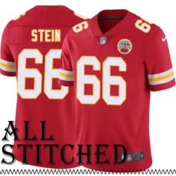 Red Home Bob Stein Kansas City Chiefs Jersey #66