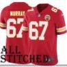 Red Home Jimmy Murray Kansas City Chiefs Jersey #67
