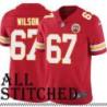 Red Home Mike Wilson Kansas City Chiefs Jersey #67