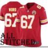 Red Home Mark Word Kansas City Chiefs Jersey #67