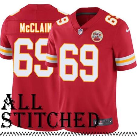 Red Home Terrell McClain Kansas City Chiefs Jersey #69