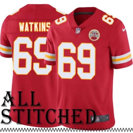 Red Home Rokevious Watkins Kansas City Chiefs Jersey #69