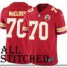 Red Home Reggie McElroy Kansas City Chiefs Jersey #70