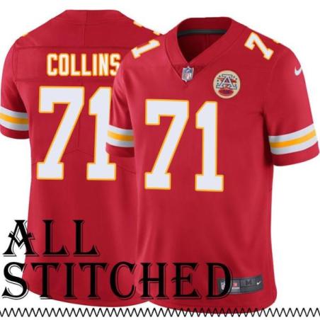 Red Home Ray Collins Kansas City Chiefs Jersey #71