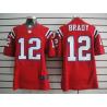 [NEW,Elite] Tom Brady Football Jersey -New England #12 NEW Football Jersey(Red)