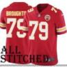 Red Home Cortez Broughton Kansas City Chiefs Jersey #79