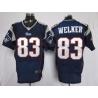 [NEW,Elite] Wes Welker Football Jersey -New England #83 NEW Football Jersey(Blue)