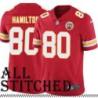 Red Home Andy Hamilton Kansas City Chiefs Jersey #80