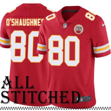 Red Home James O'Shaughnessy Kansas City Chiefs Jersey #80