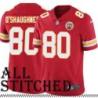 Red Home James O'Shaughnessy Kansas City Chiefs Jersey #80