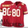 Red Home Montrell Washington Kansas City Chiefs Jersey #80