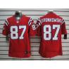[NEW,Elite] Rob Gronkowski Football Jersey -New England #87 NEW Football Jersey(Red)