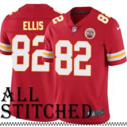 Red Home Alex Ellis Kansas City Chiefs Jersey #82