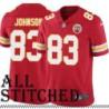 Red Home Lonnie Johnson Kansas City Chiefs Jersey #83