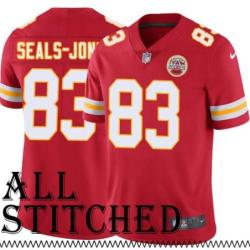 Red Home Ricky Seals-Jones Kansas City Chiefs Jersey #83