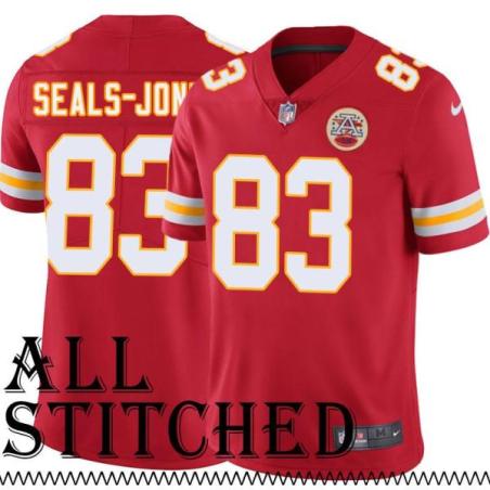 Red Home Ricky Seals-Jones Kansas City Chiefs Jersey #83