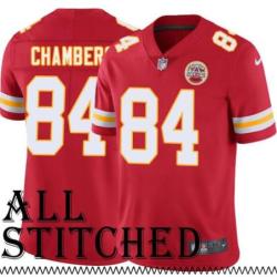 Red Home Chris Chambers Kansas City Chiefs Jersey #84