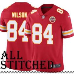Red Home Kris Wilson Kansas City Chiefs Jersey #84